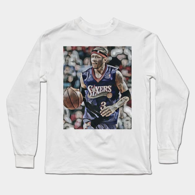 shaquille o neal Long Sleeve T-Shirt by sepuloh